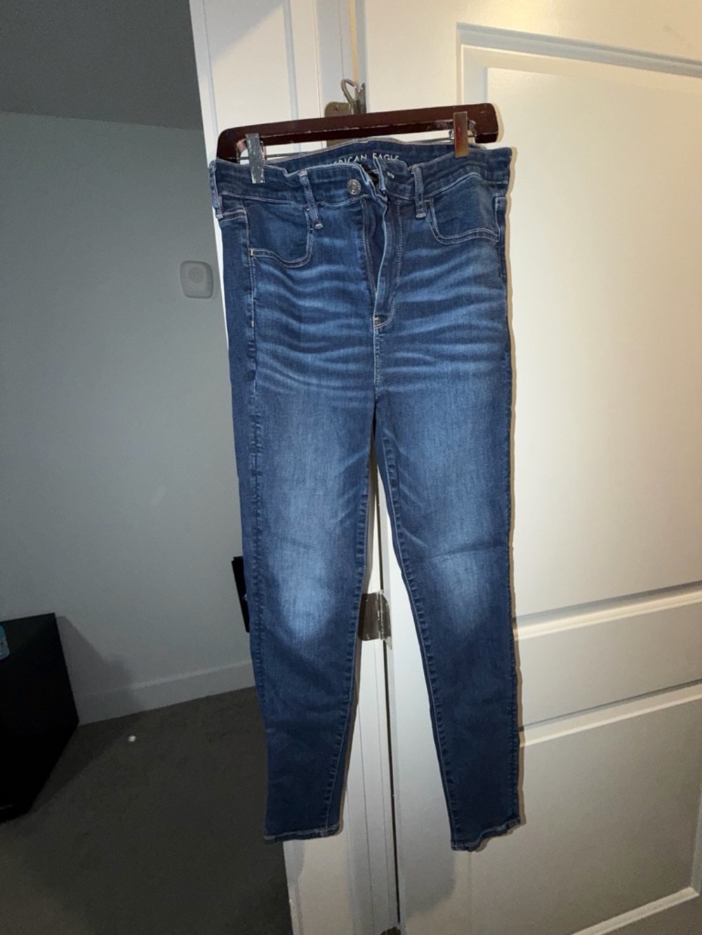 American Eagle Outfitters Dark Medium Blue Skinny Jeans